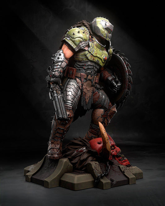 Doom guy figure | figure inspired by Doom