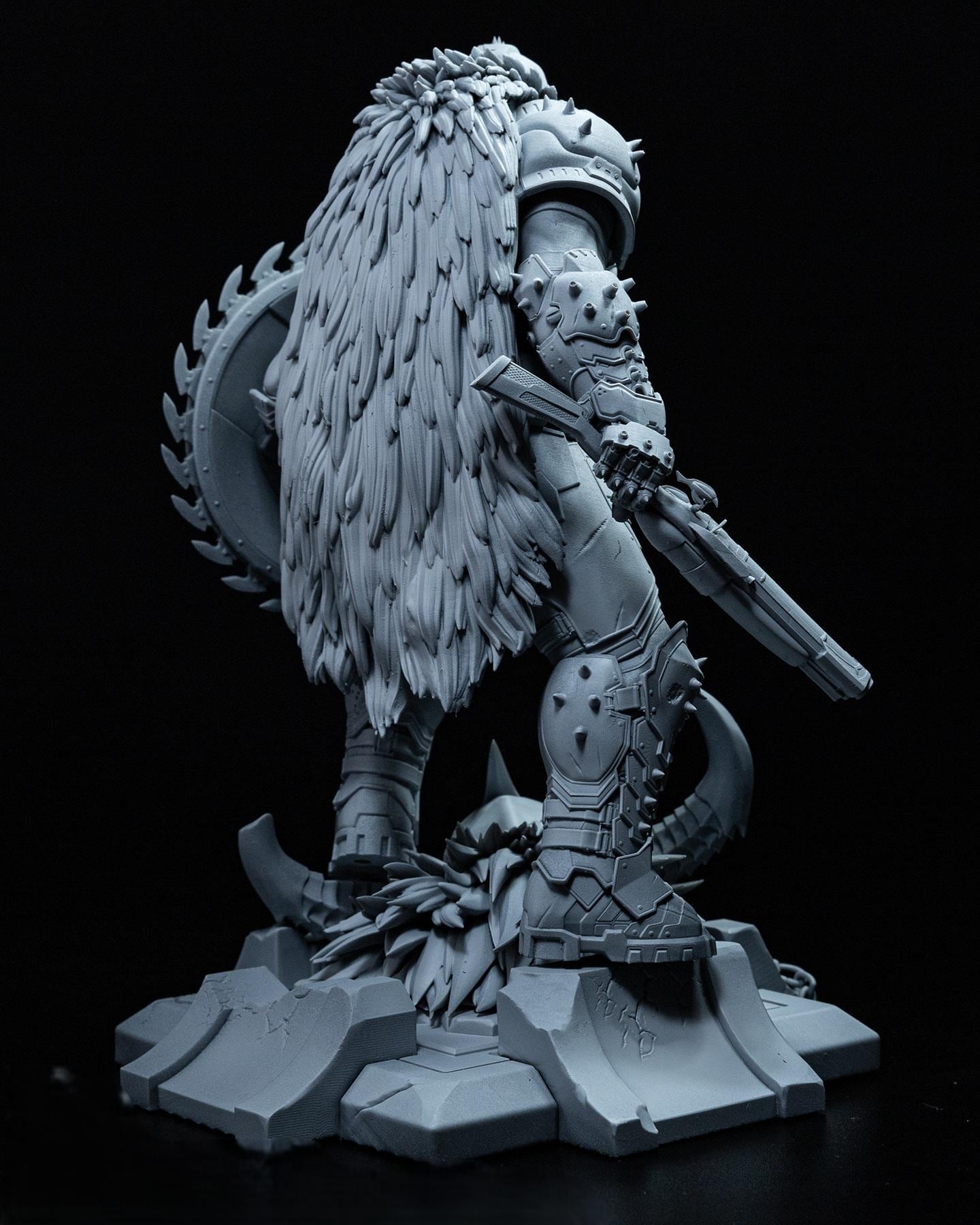 Doom guy figure | figure inspired by Doom