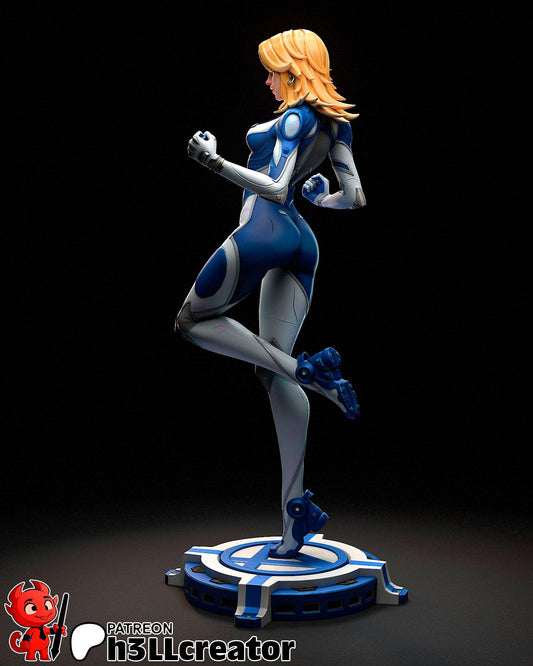 Invisible Woman figure | figure inspired by Marvel Rivals