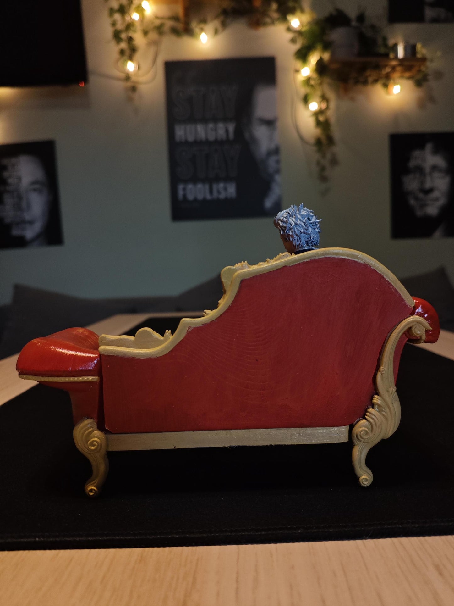 Astarion on the sofa | Action figure inspired by Baldurs Gate