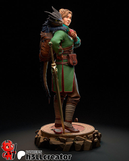 Zoe | figure inspired by Split Fiction