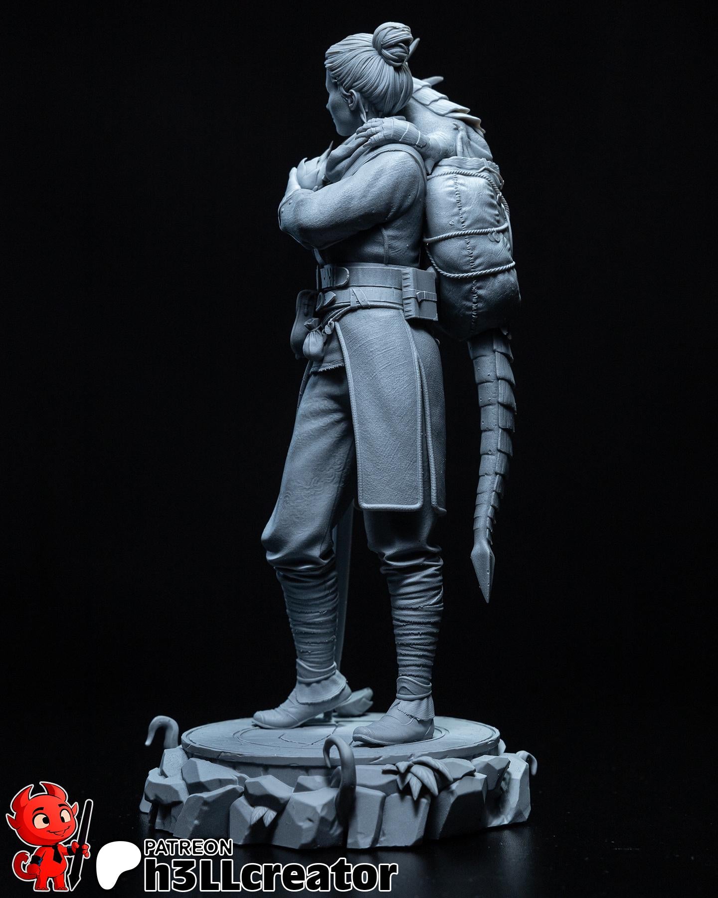 Zoe | figure inspired by Split Fiction