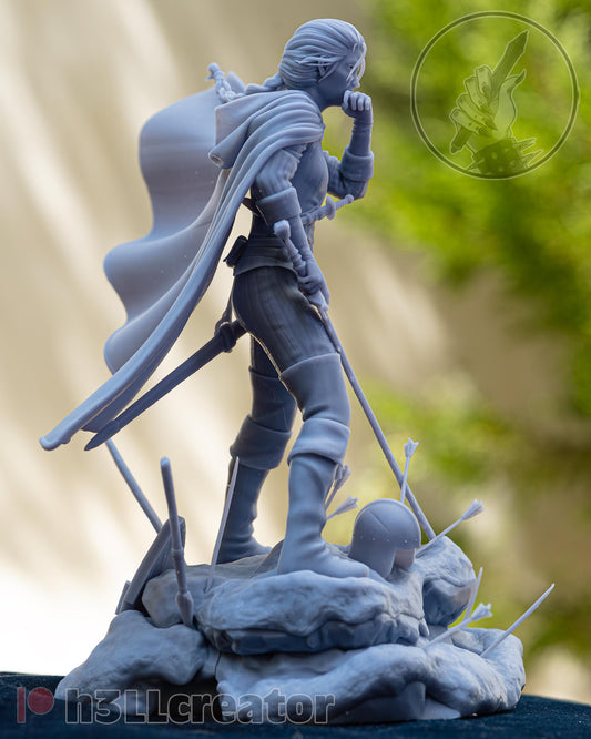 Meve Queen of Lyria and Rivia | figure inspired by The witcher