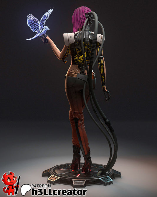 Song Bird figure | figure inspired by Cyberpunk 2077