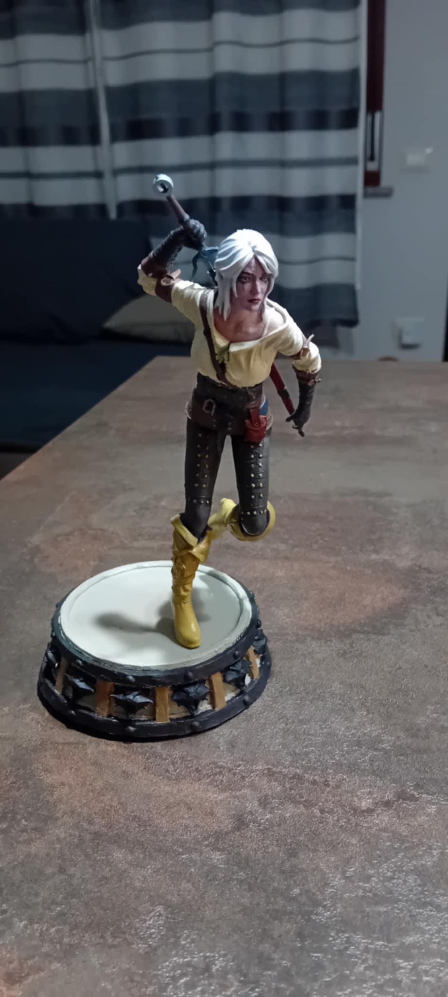 CIRI Painted - Action figure inspired by the witcher