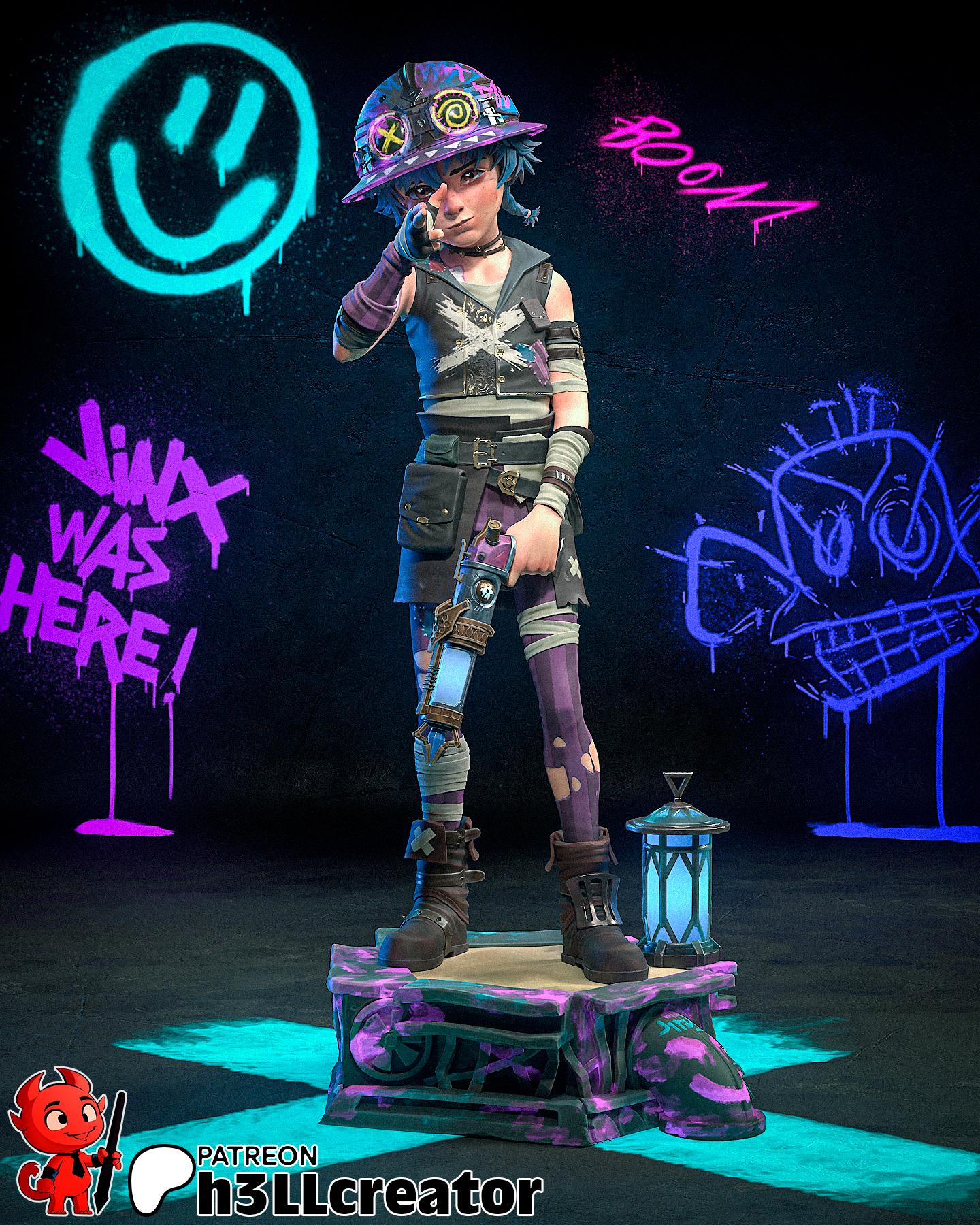 ISHA ARCANE figure | inspired by Arcane and league of legends