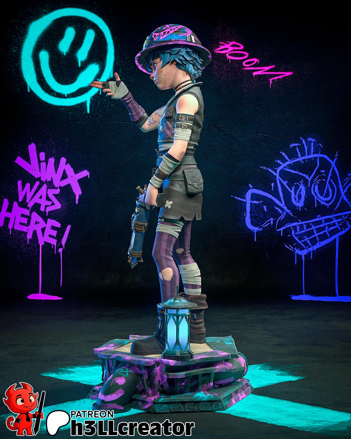 ISHA ARCANE figure | inspired by Arcane and league of legends