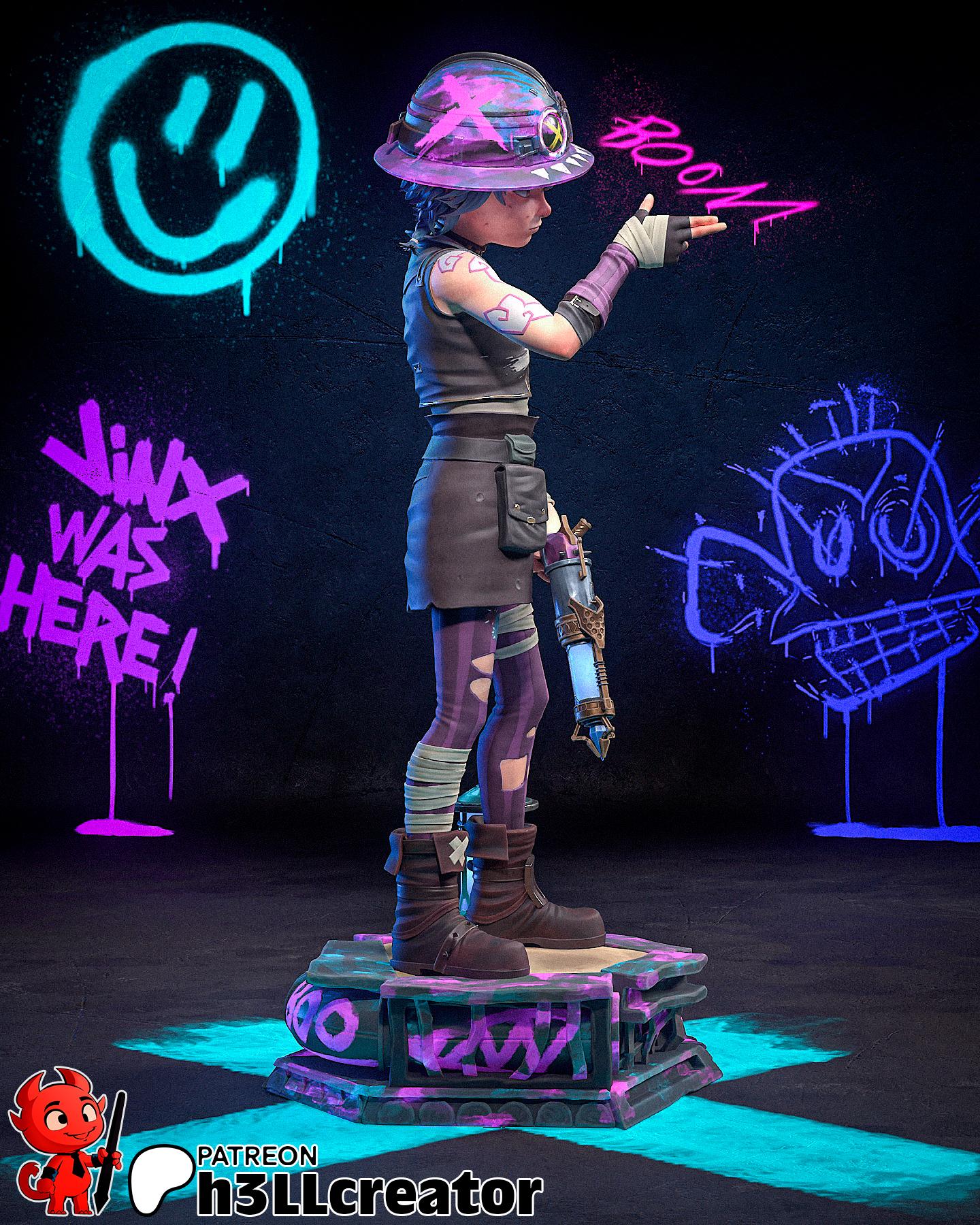 ISHA ARCANE figure | inspired by Arcane and league of legends