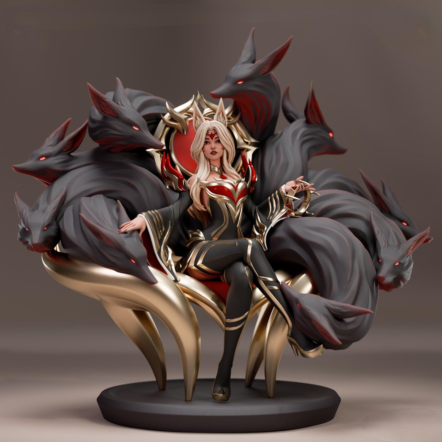 Ahri - Immortalized Legend painted | action figure inspired by League of Legends