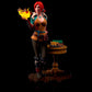 Triss Merigold with book | Action figure inspired by The witcher