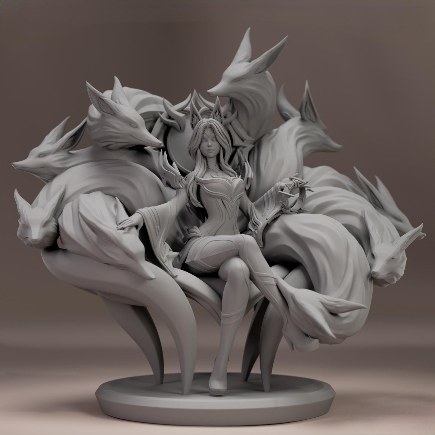 Ahri - Immortalized Legend painted | action figure inspired by League of Legends