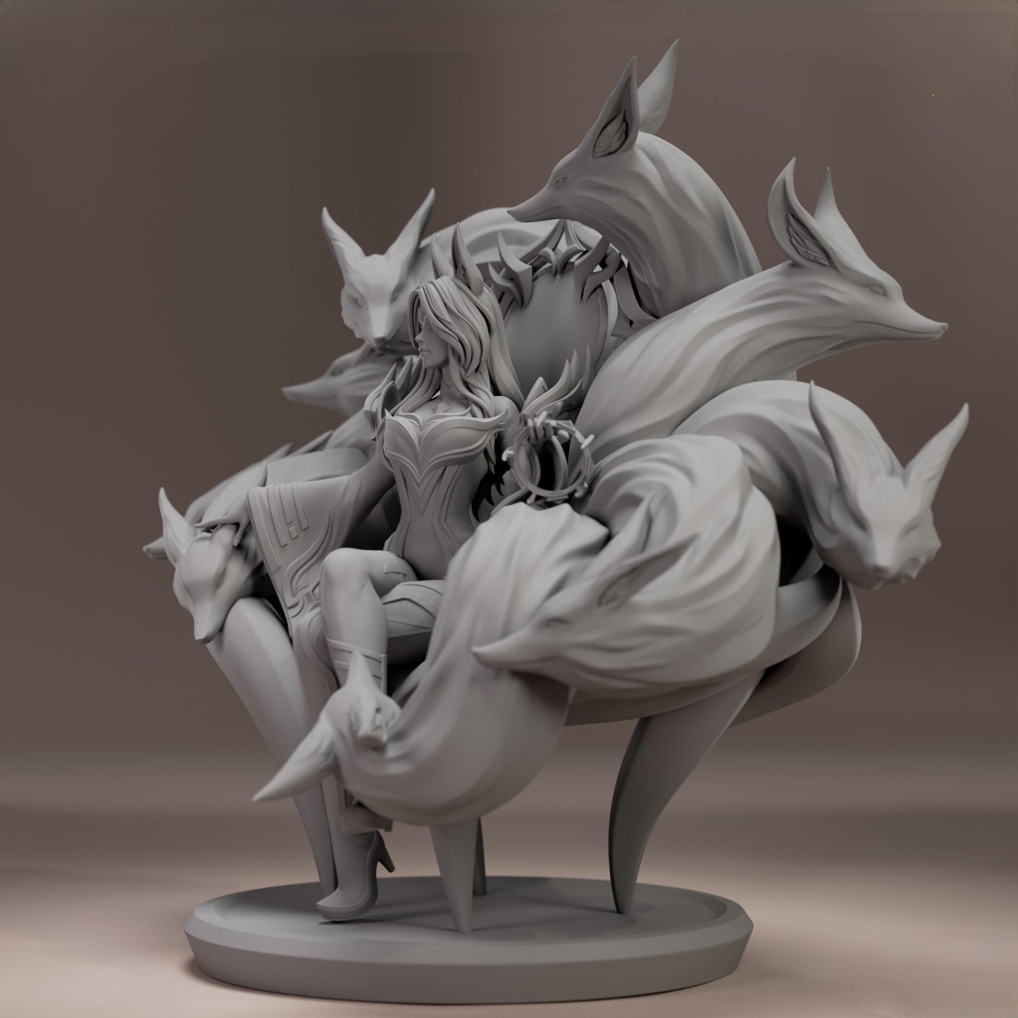 Ahri - Immortalized Legend painted | action figure inspired by League of Legends