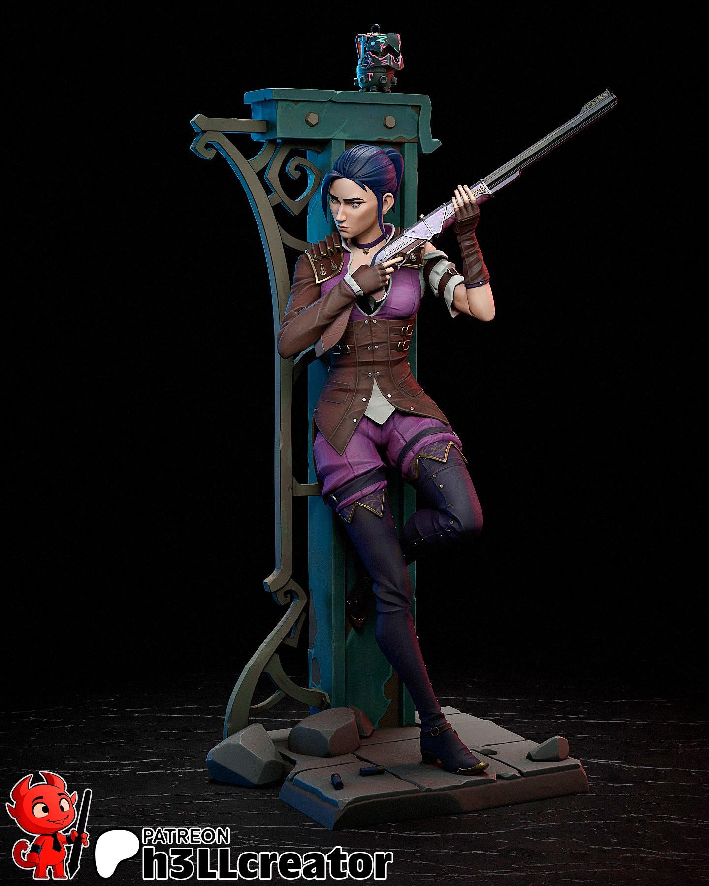 CAITLYN figure | Action figure inspired by Arcane and League of legends