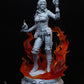 Triss Merigold with flame painted | Action figure inspired by The witcher