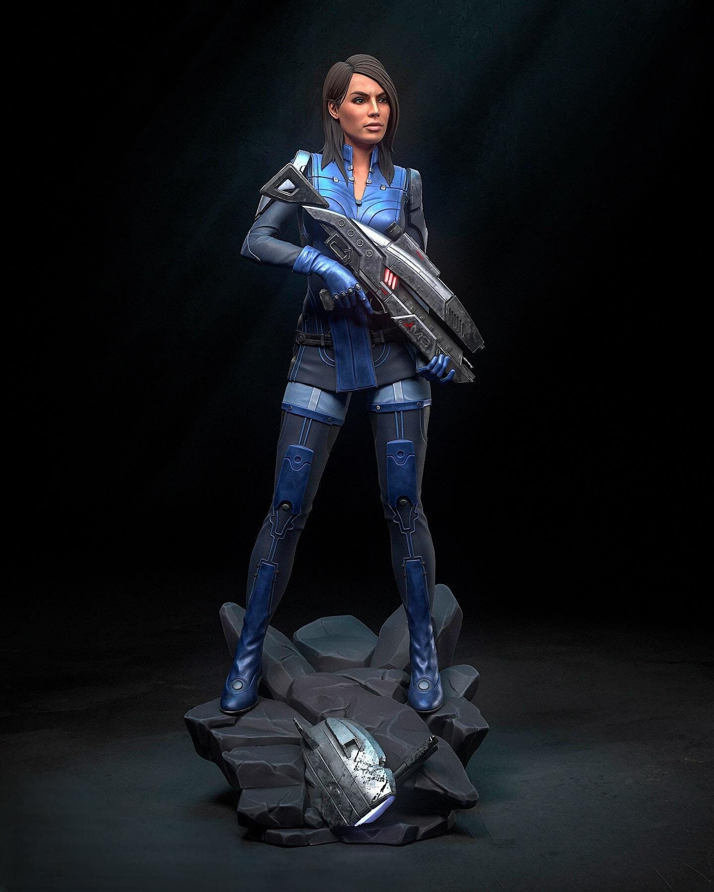 Ashley Complete painted | Action figure inspired by Mass Effect