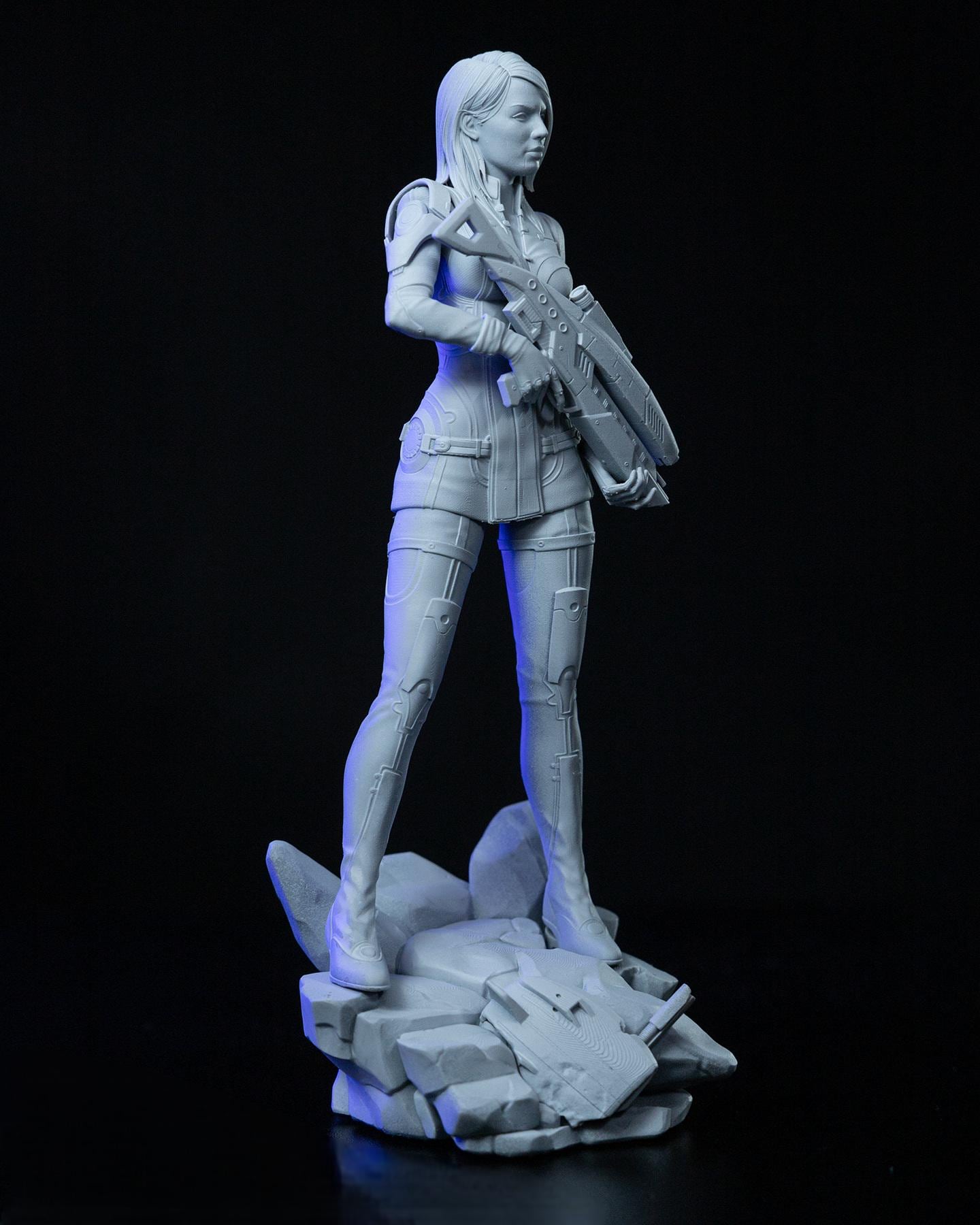 Ashley Complete painted | Action figure inspired by Mass Effect