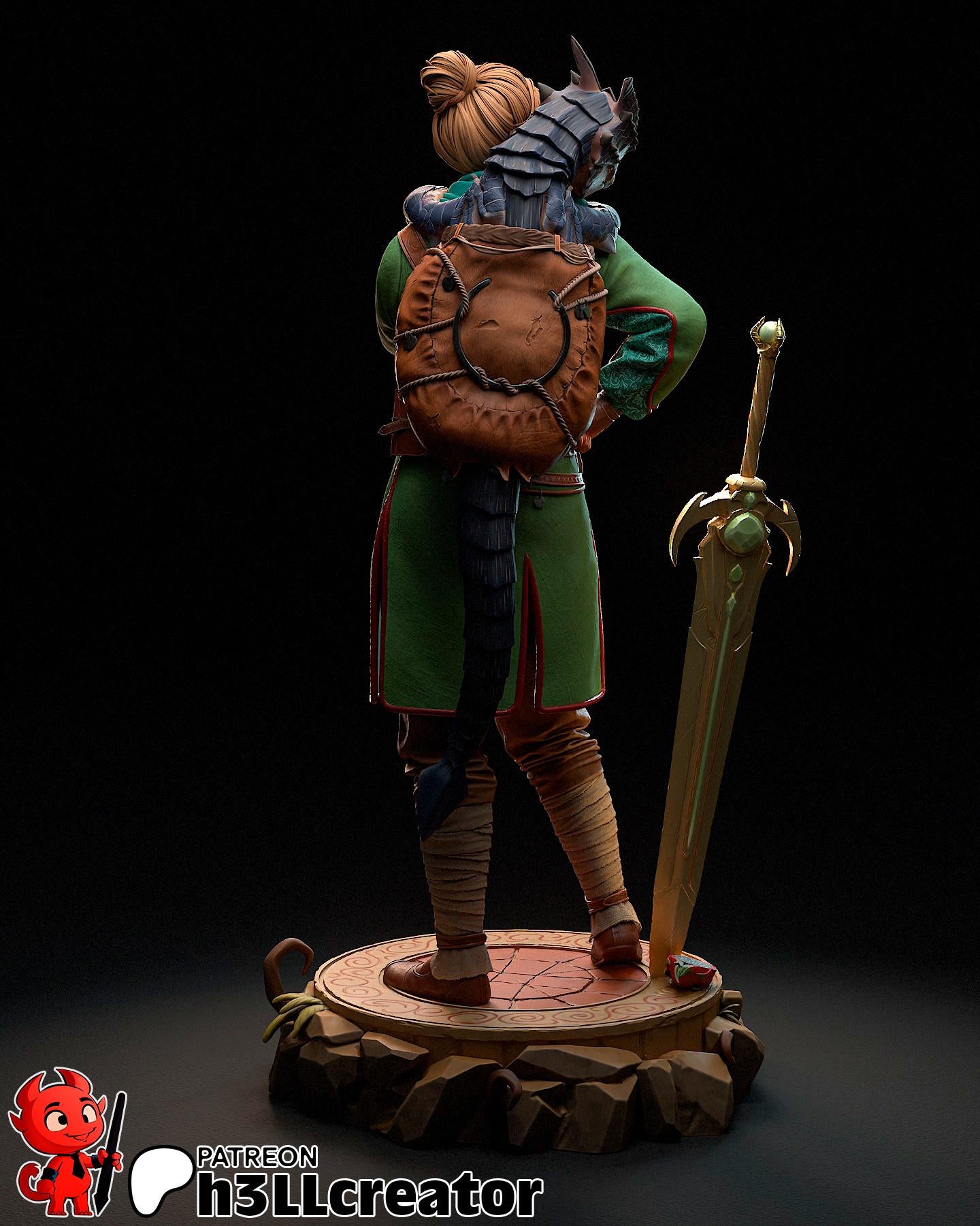 Zoe | figure inspired by Split Fiction