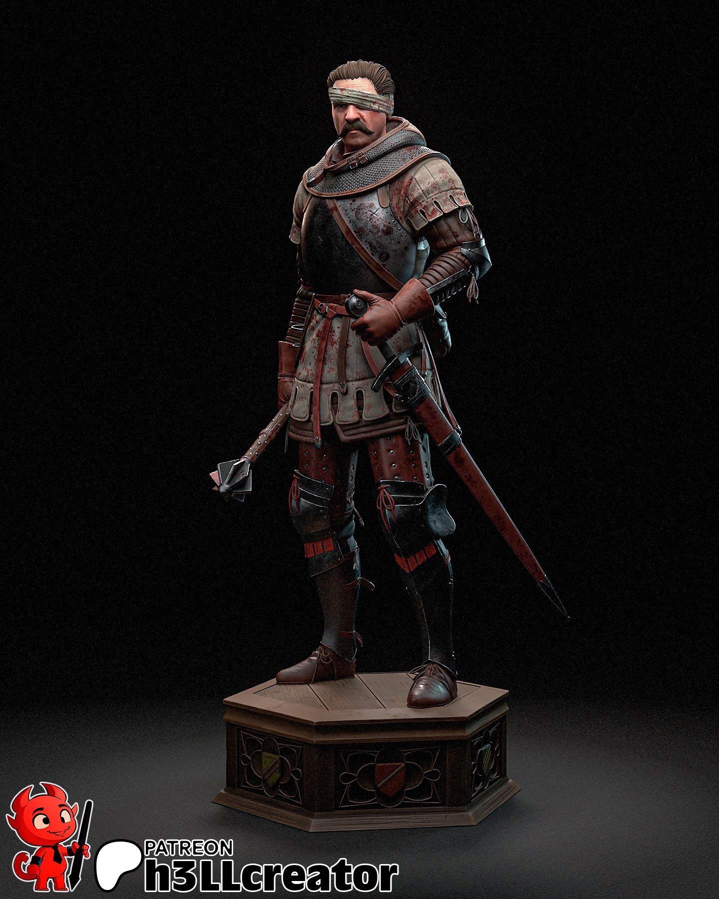 Jan Zizka| figure inspired by  Kingdom Come: Deliverance 2