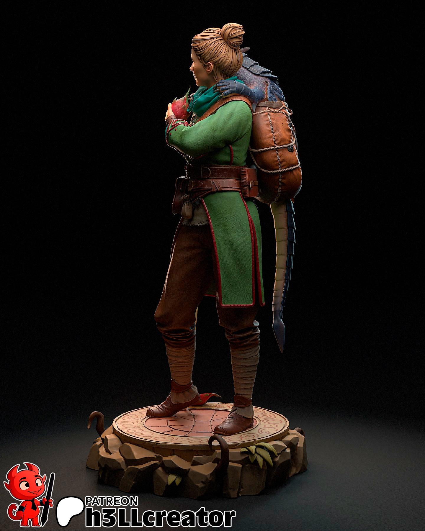 Zoe | figure inspired by Split Fiction