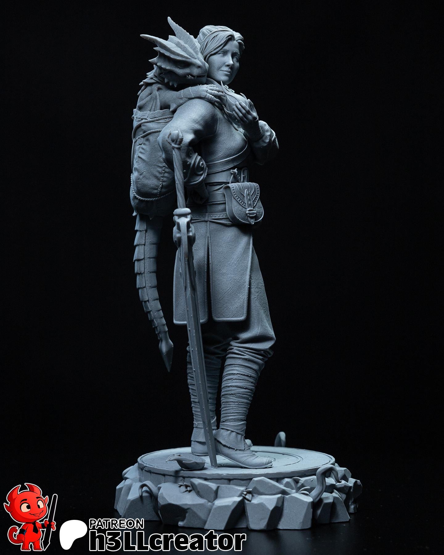 Zoe | figure inspired by Split Fiction