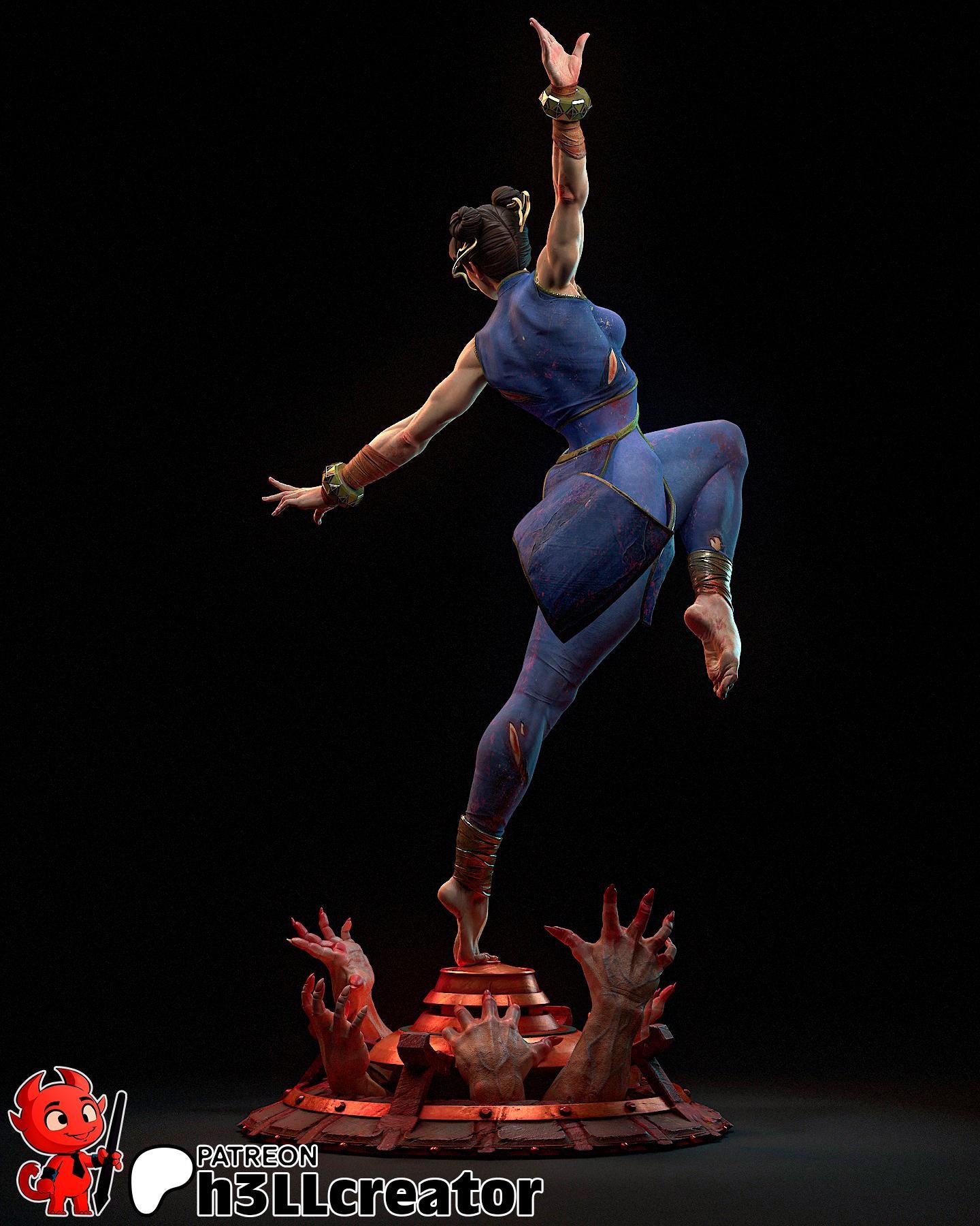 Chun Li figure | Action figure inspired by Street Fighter