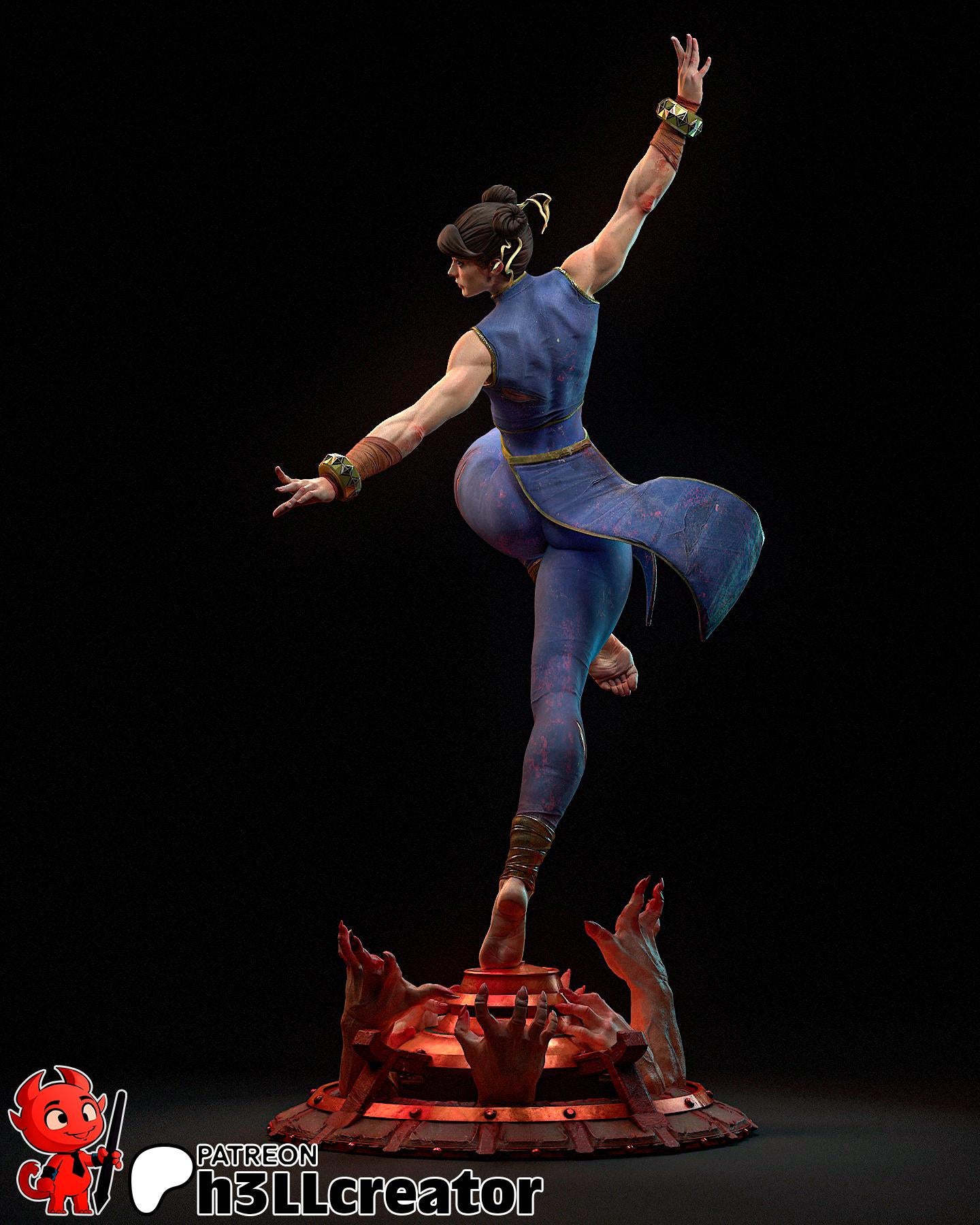 Chun Li figure | Action figure inspired by Street Fighter