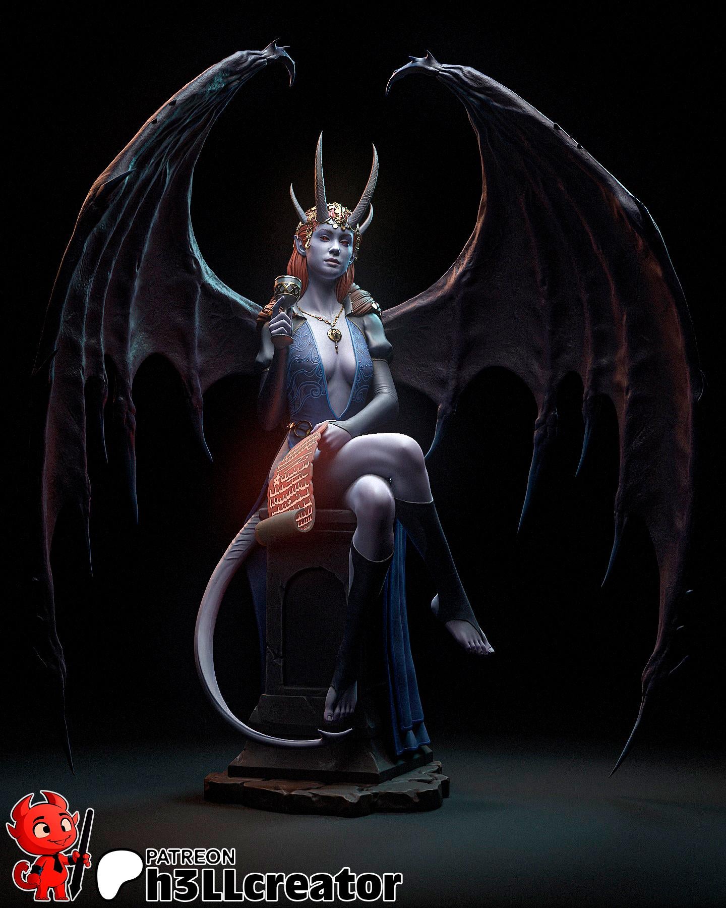 Mizora | figure inspired by Baldur's gate