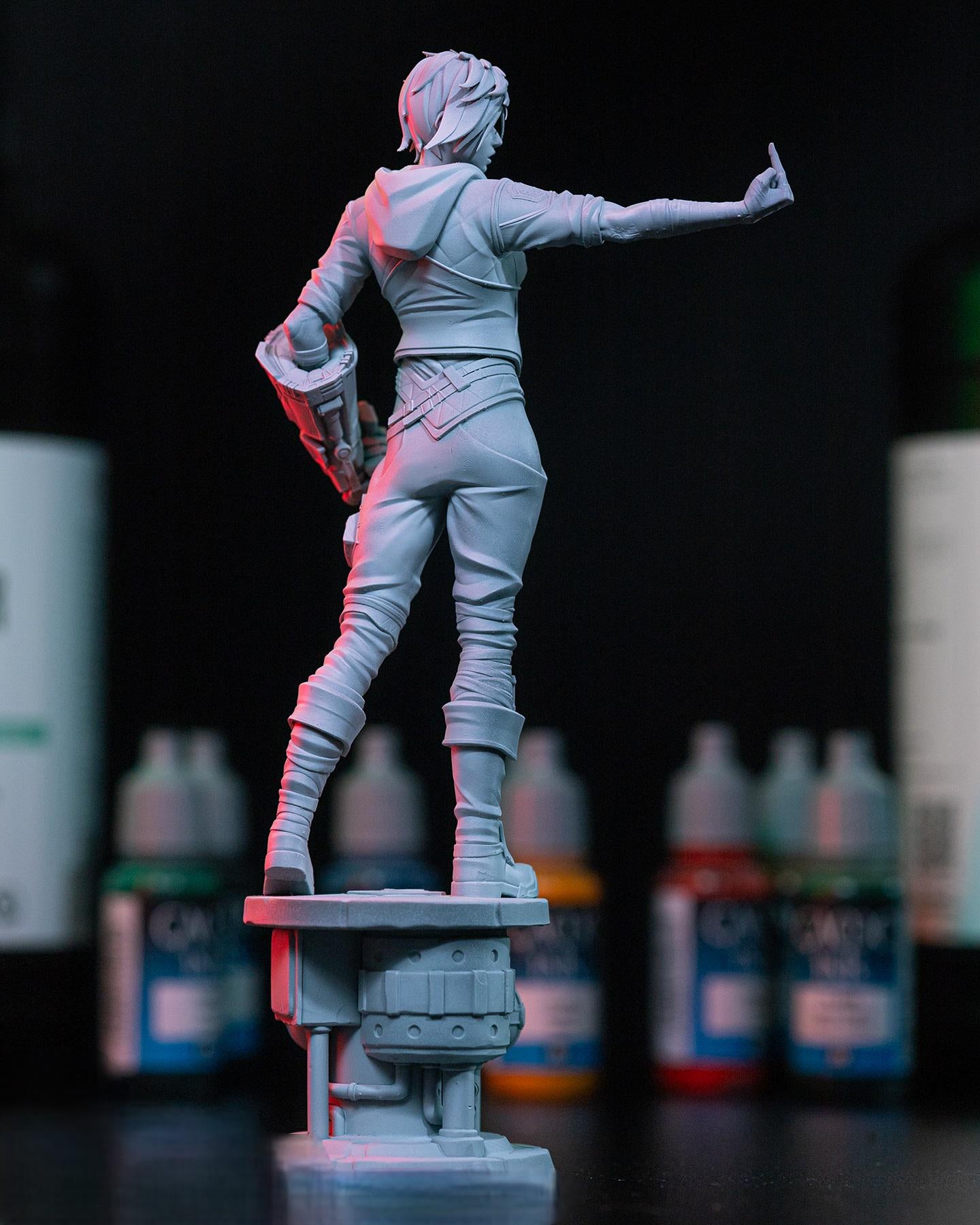 VI Arcane Action figure - inspired by Arcane and league of legends