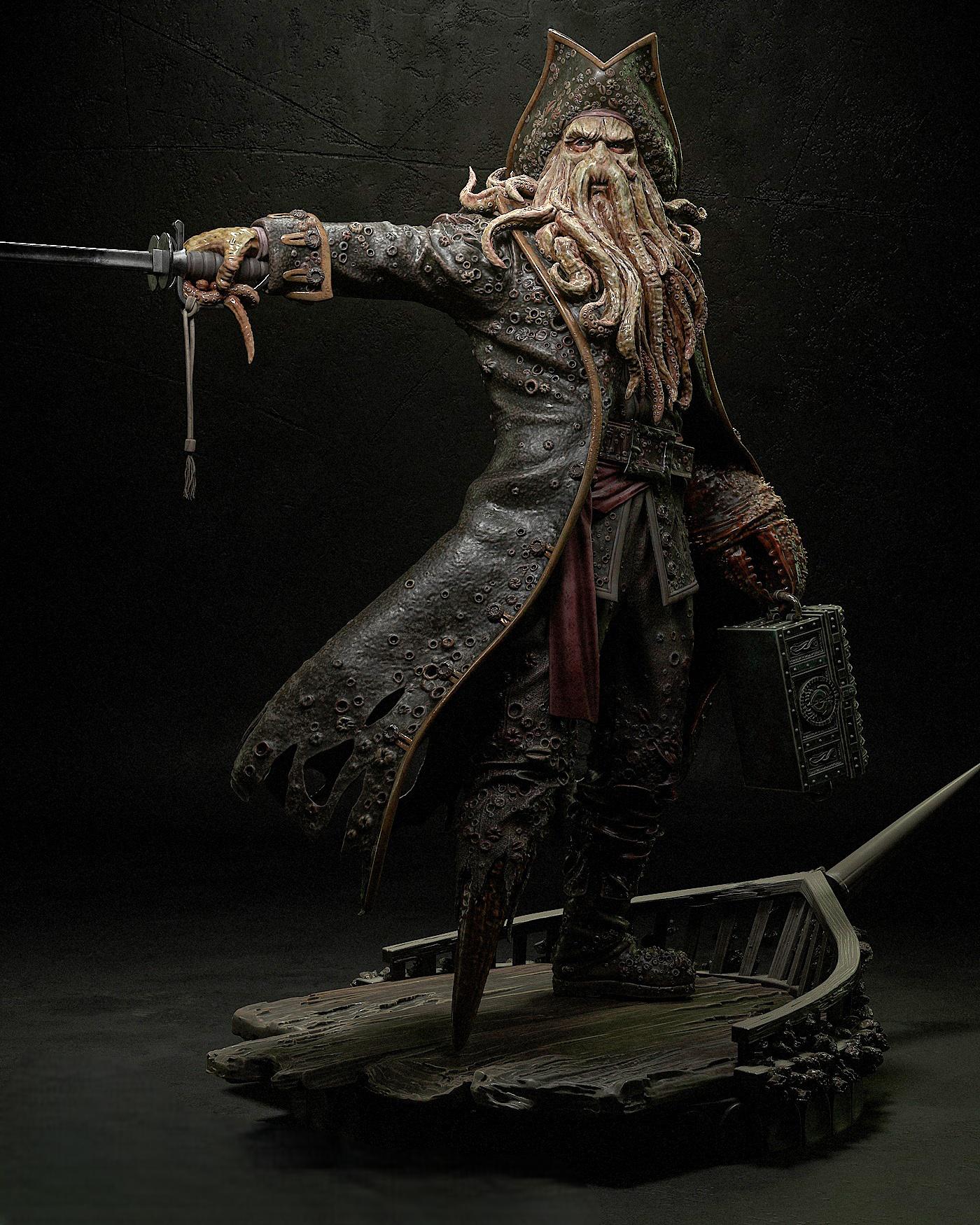 Davy Jones | figure inspired by Pirates of the Caribbean