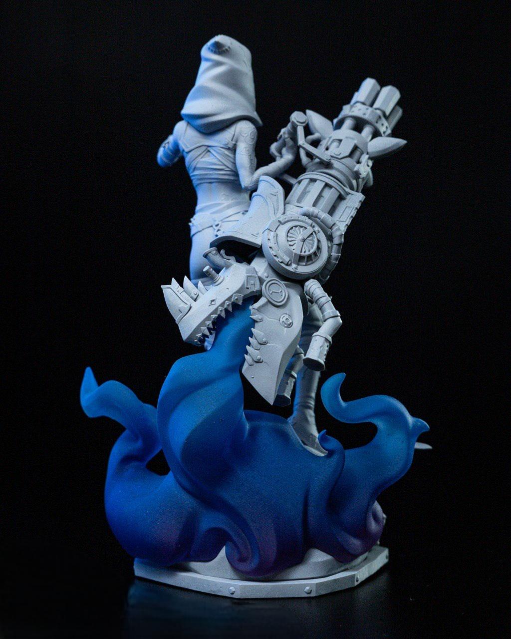 JINX figure painted - action gifure inspired by arcane