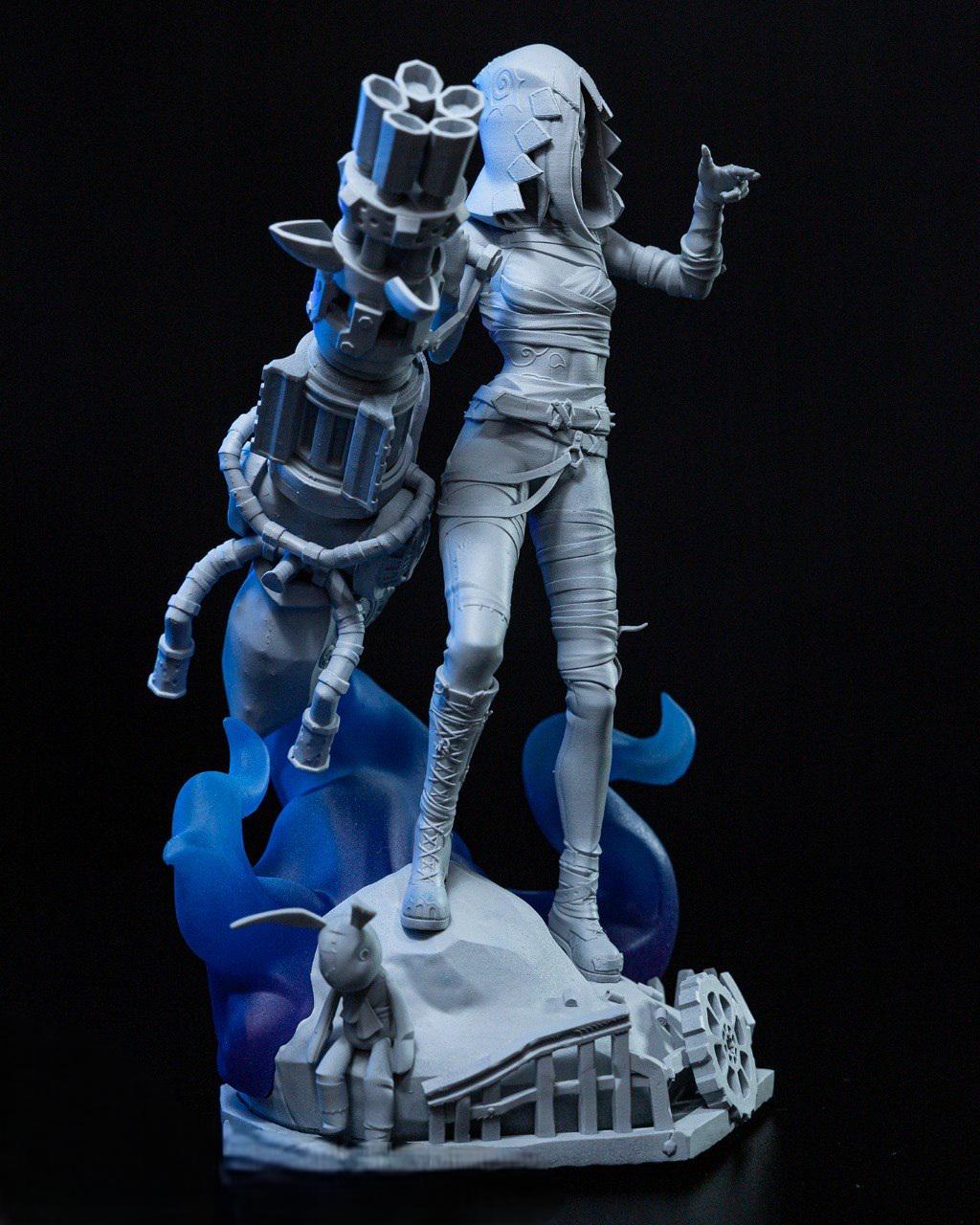 JINX figure painted - action gifure inspired by arcane