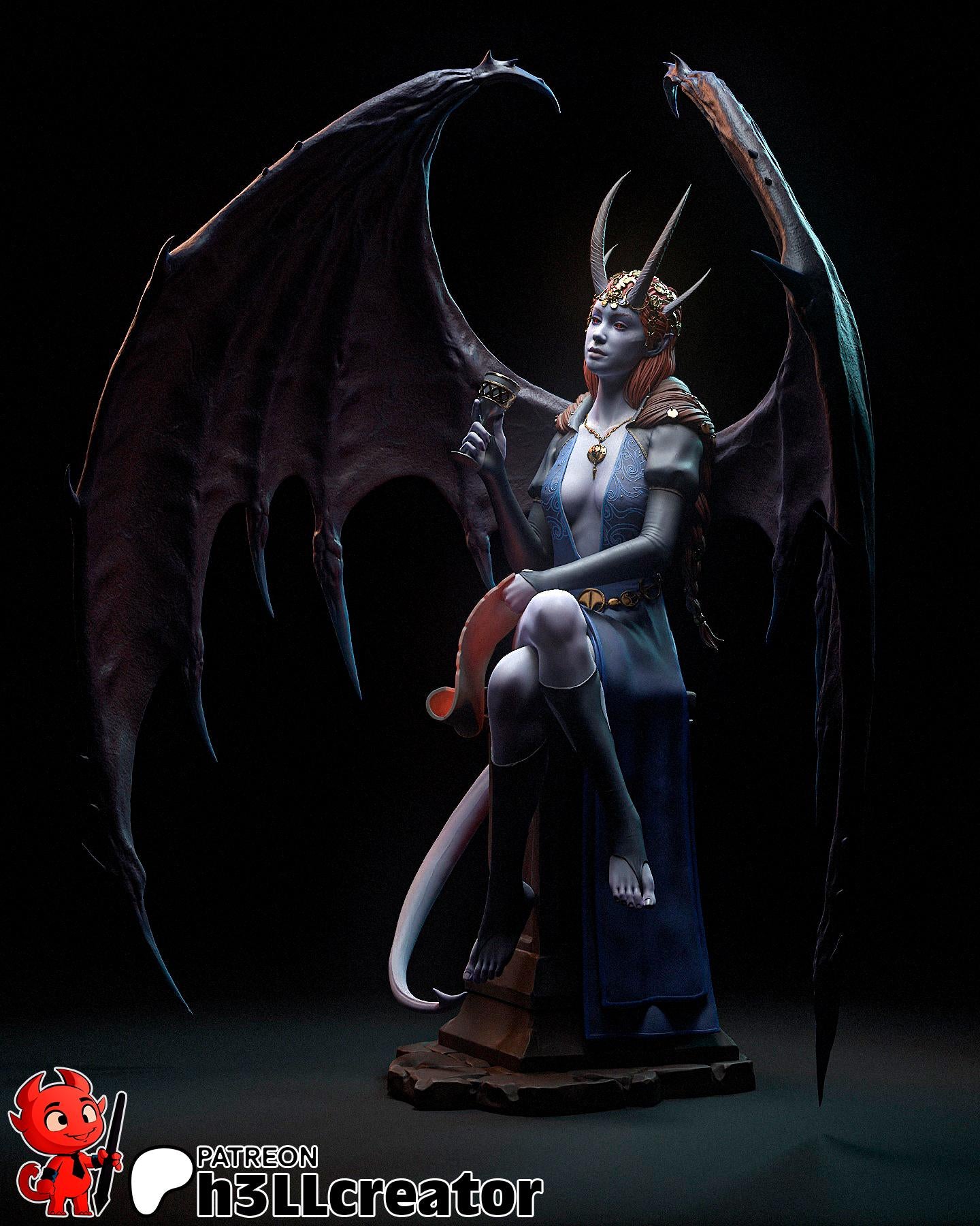 Mizora | figure inspired by Baldur's gate