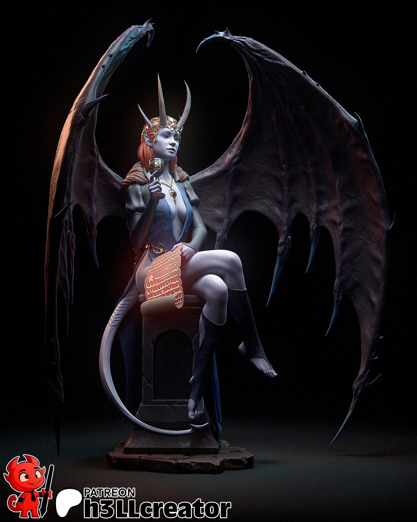 Mizora | figure inspired by Baldur's gate