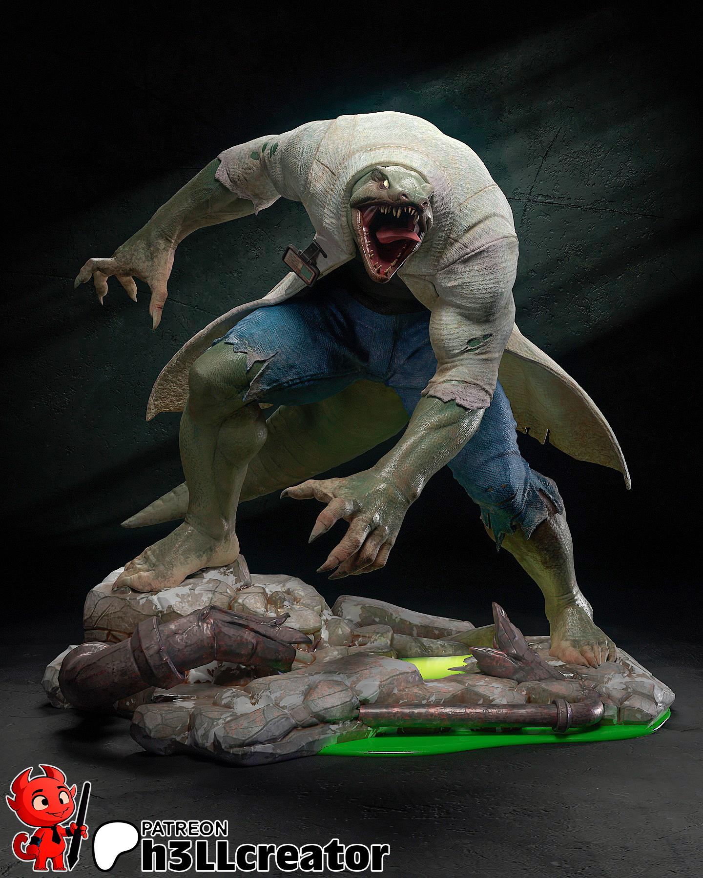 Lizard Complete | figure inspired by Spider Man & Marvel