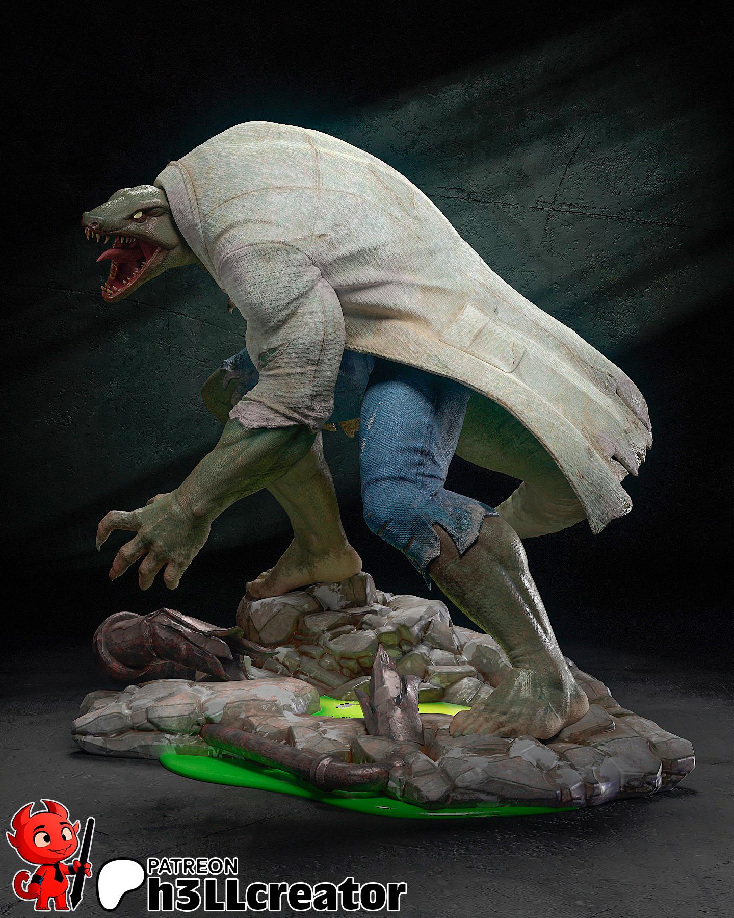 Lizard Complete | figure inspired by Spider Man & Marvel