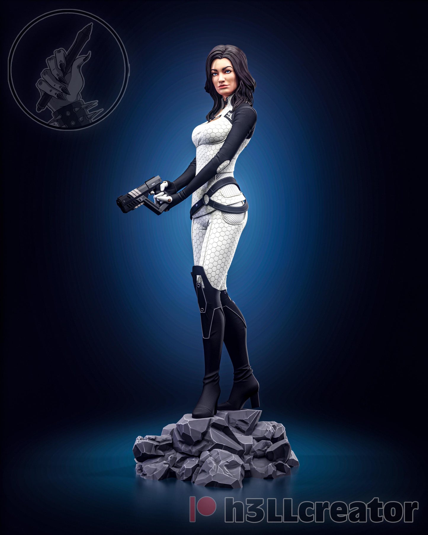Miranda | figure inspired by Mass Effect