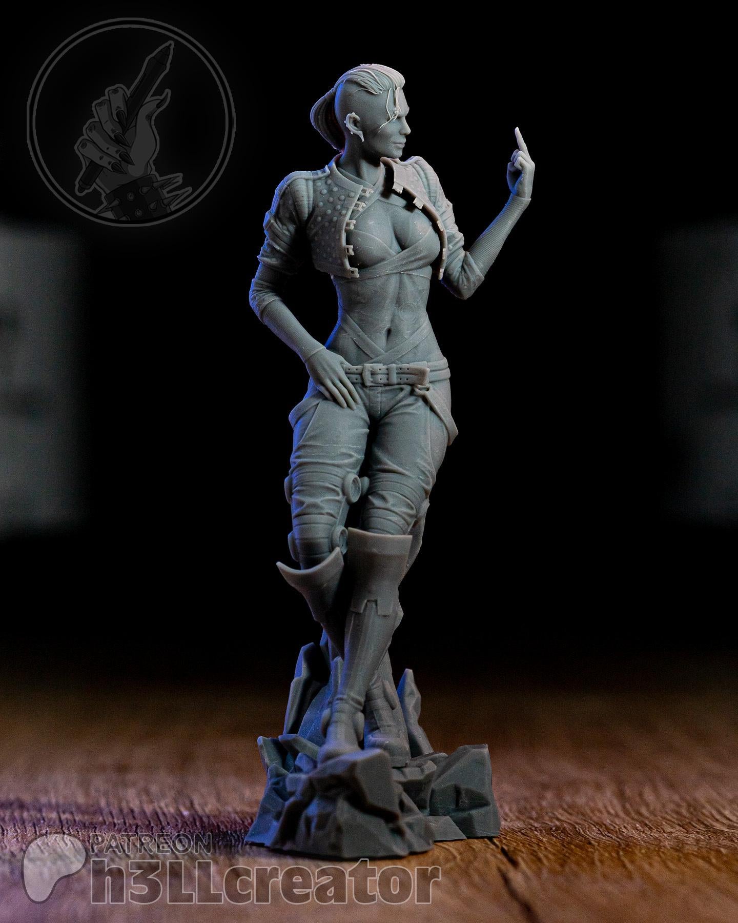 Jack | figure inspired by Mass Effect