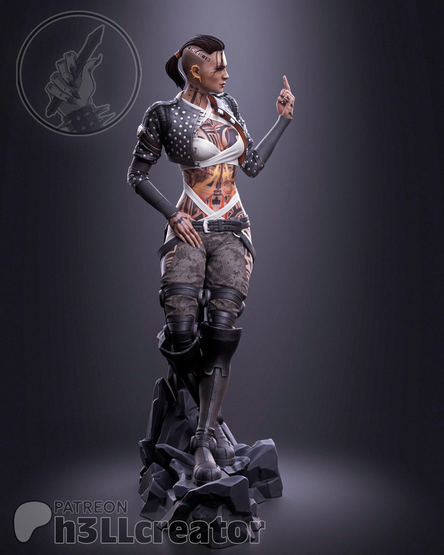 Jack | figure inspired by Mass Effect