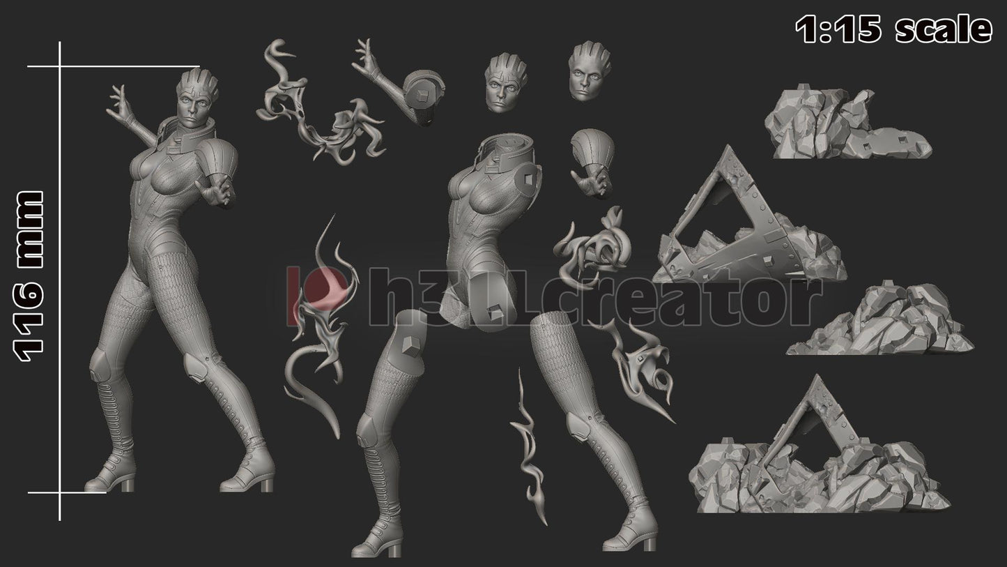 Samara | figure inspired by Mass Effect