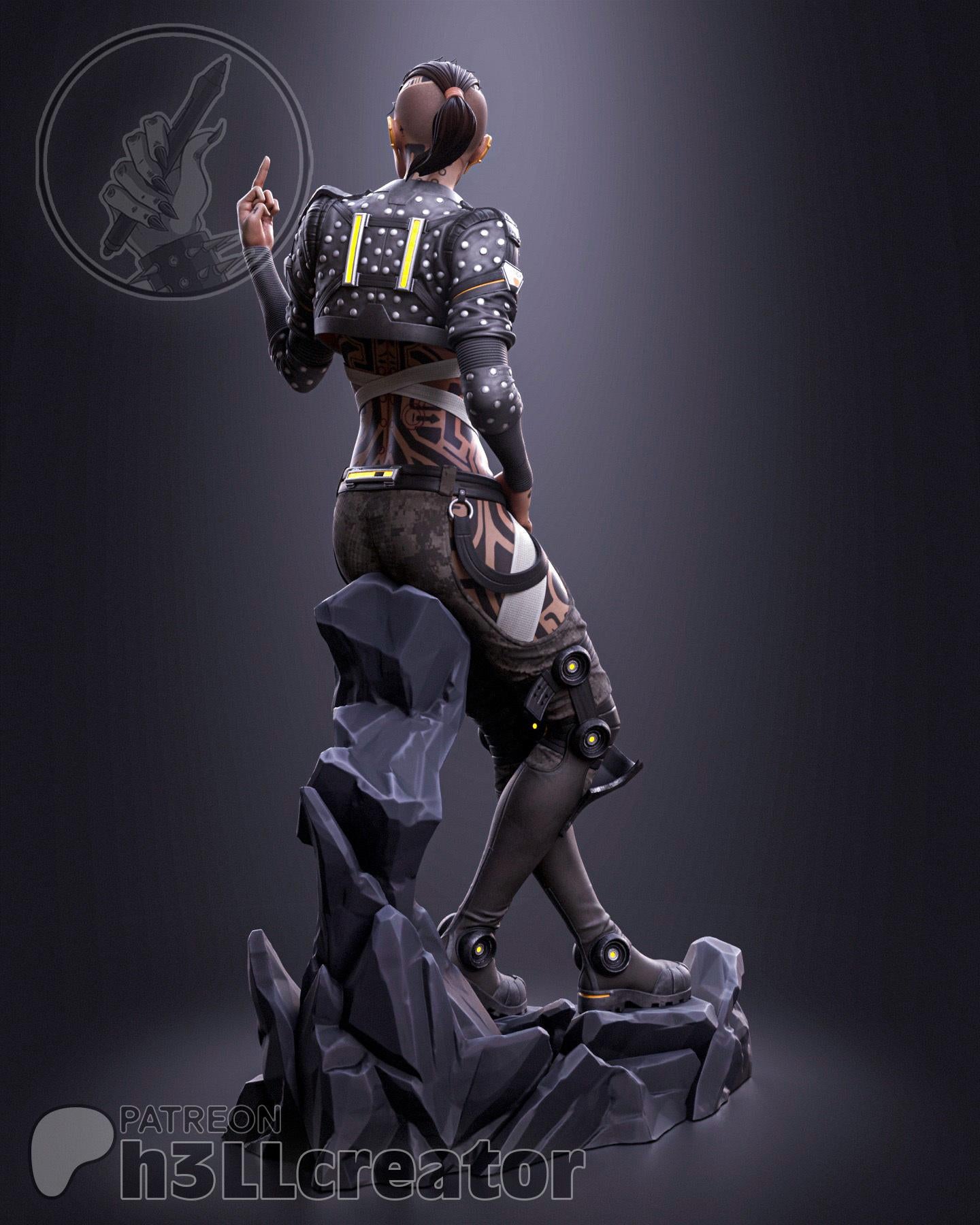 Jack | figure inspired by Mass Effect