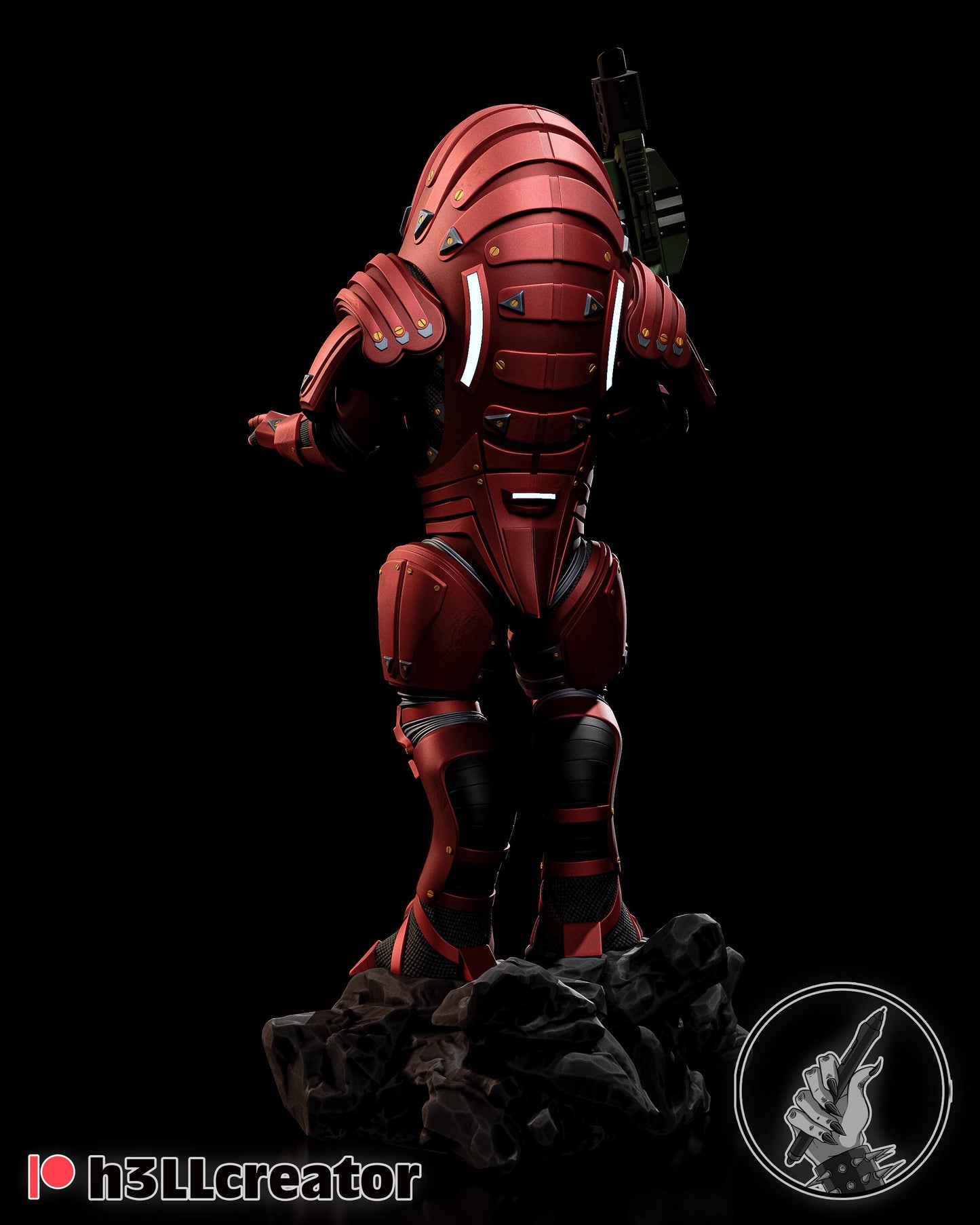 Wrex | figure inspired by Mass Effect