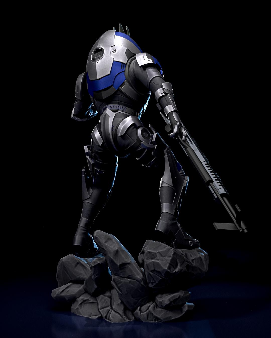 Garrus Vakarian | figure inspired by Mass Effect