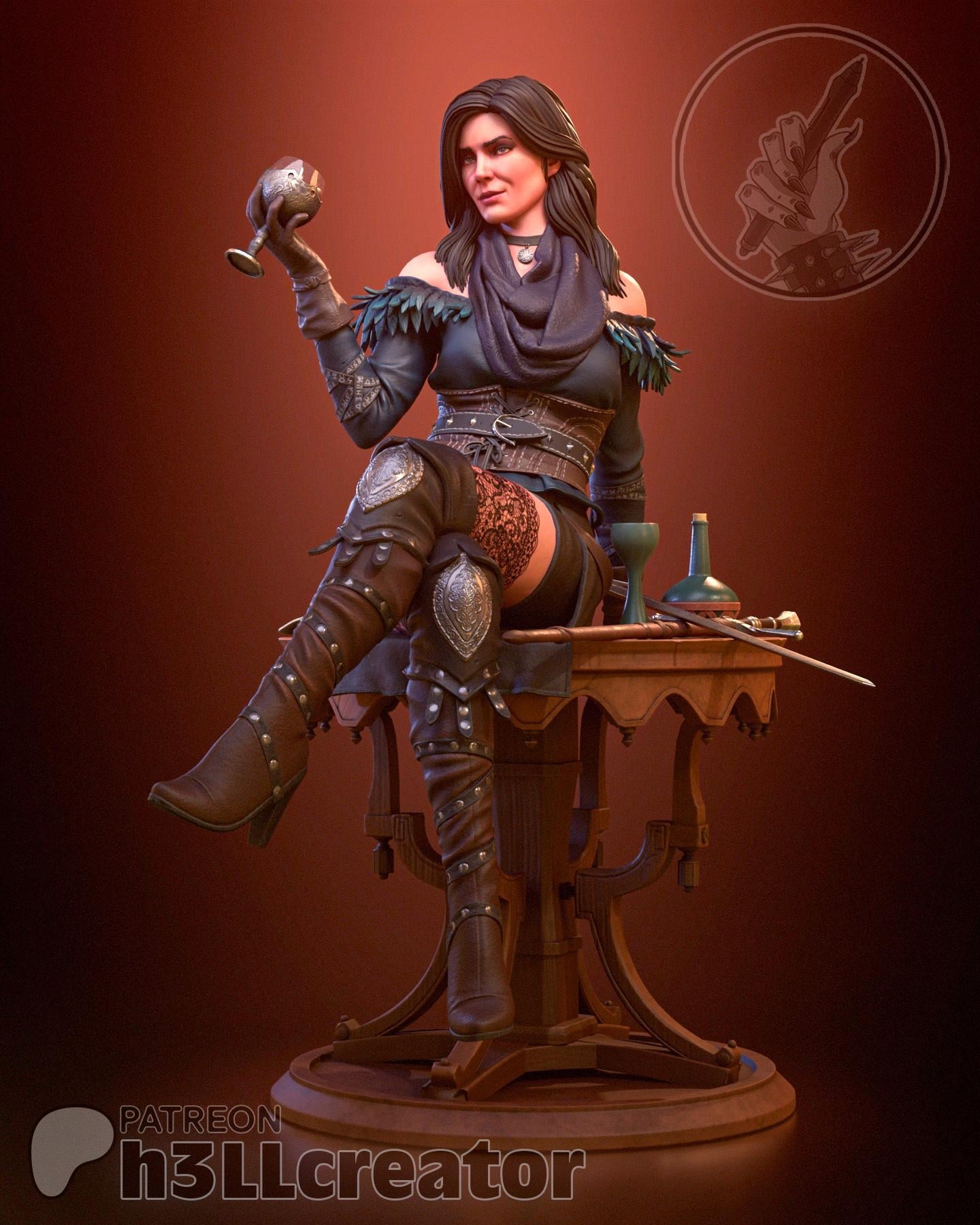 Yennefer | figure inspired by The witcher