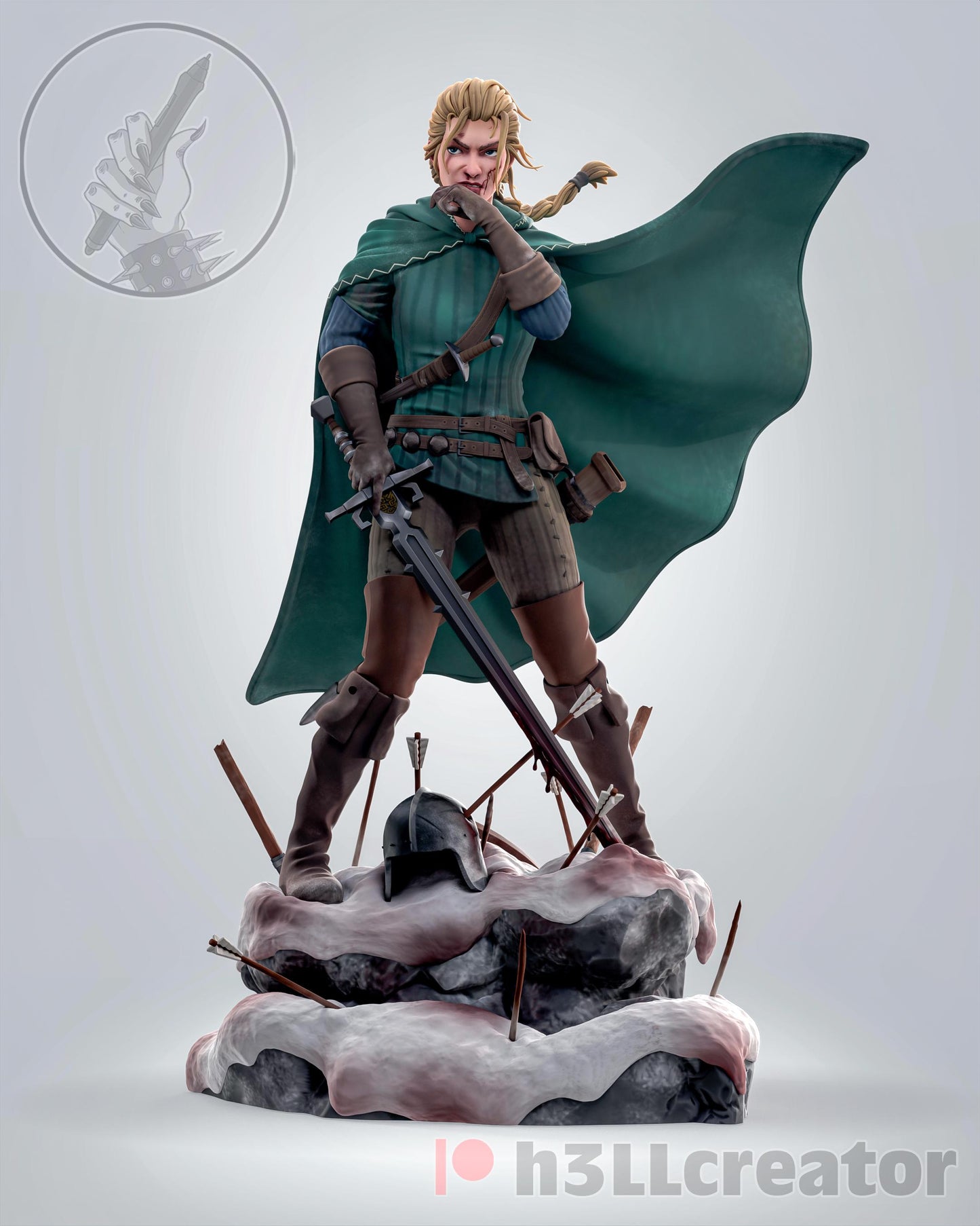 Meve Queen of Lyria and Rivia | figure inspired by The witcher