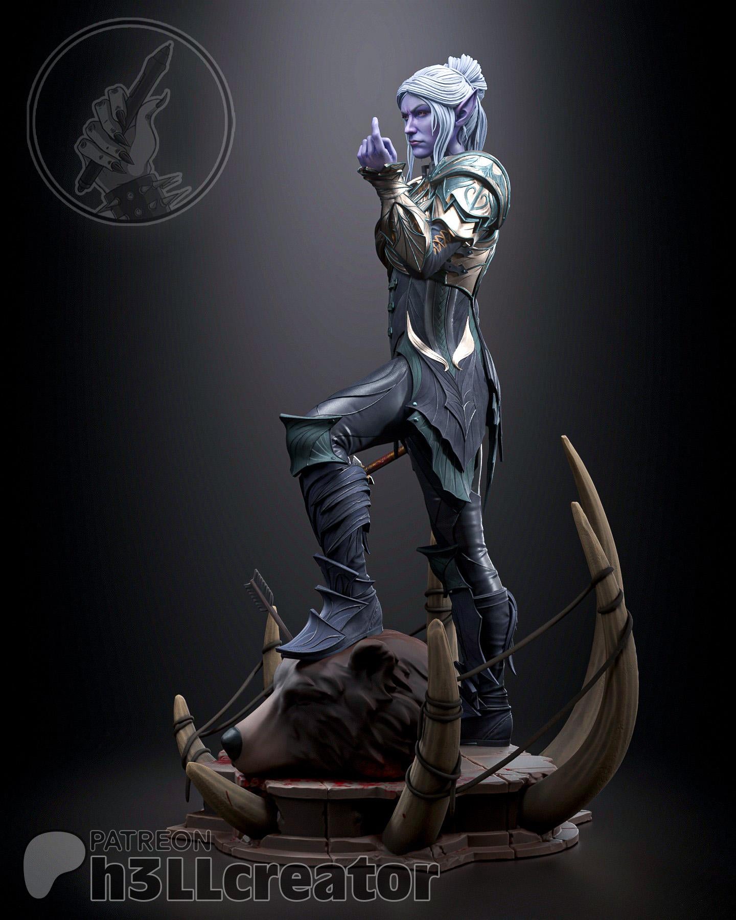 Minthara Complete | figure inspired by Baldurs Gate
