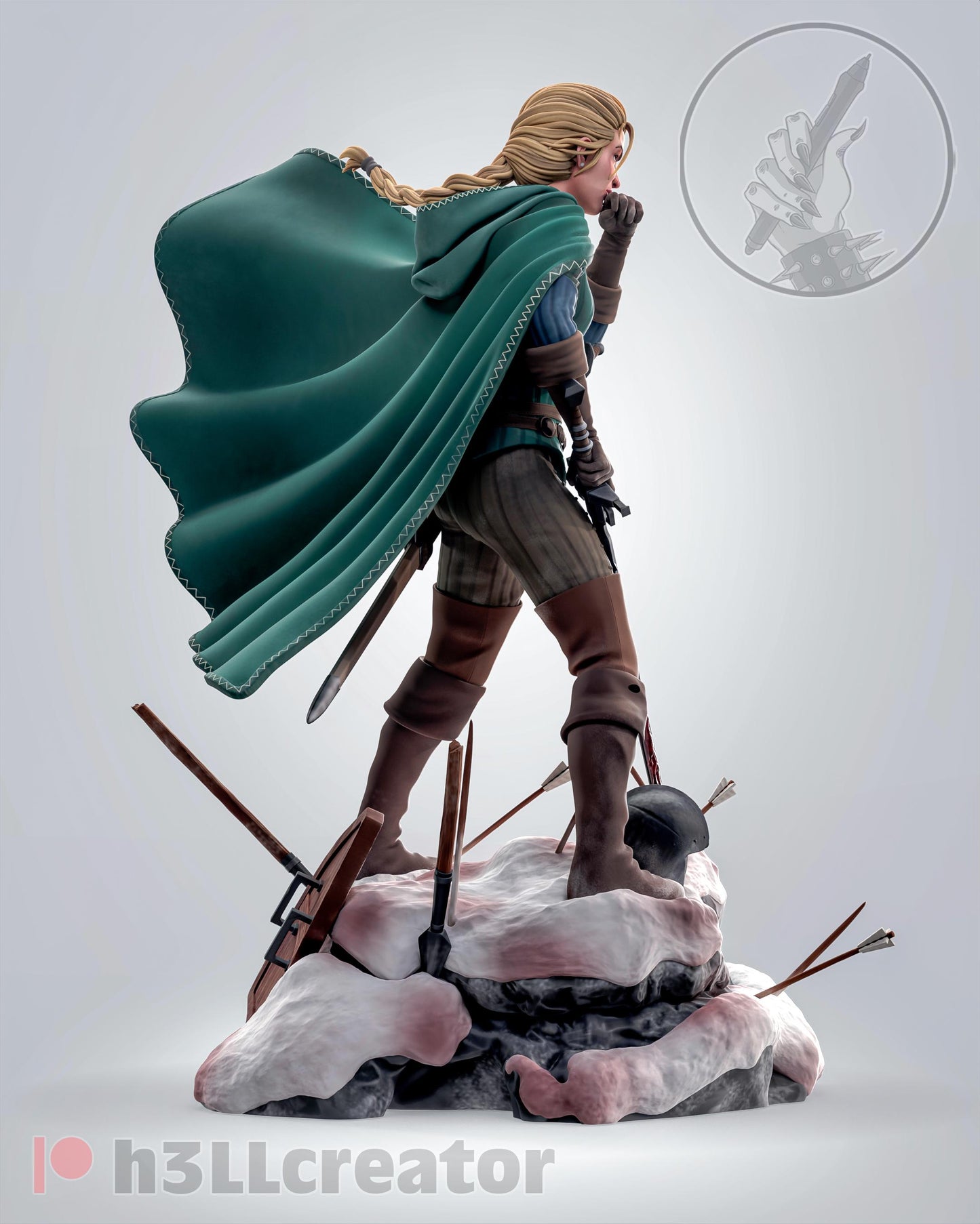 Meve Queen of Lyria and Rivia | figure inspired by The witcher