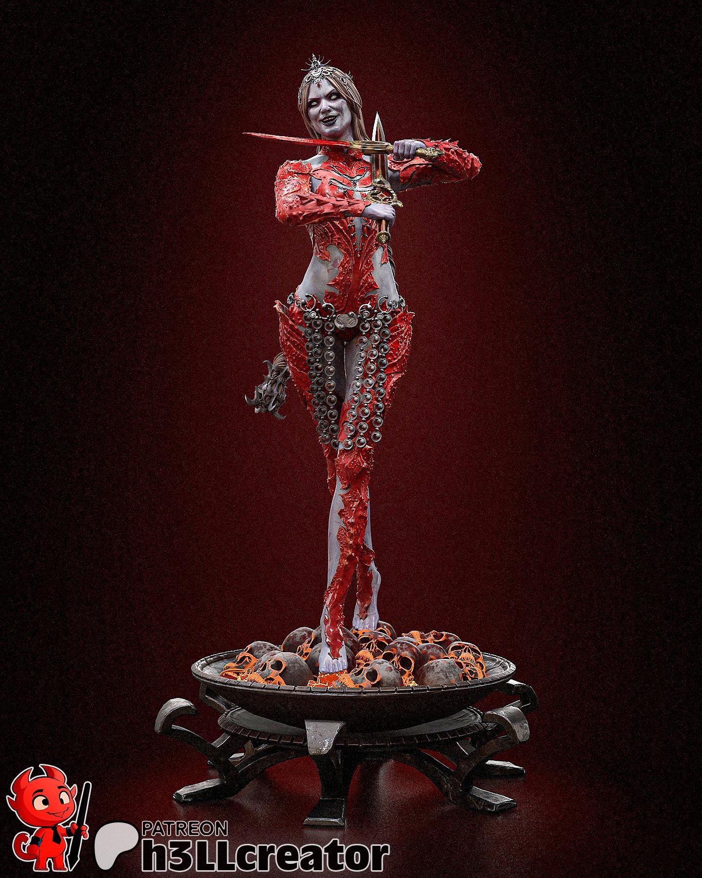 Orin Red Complete | figure inspired by Baldurs Gate