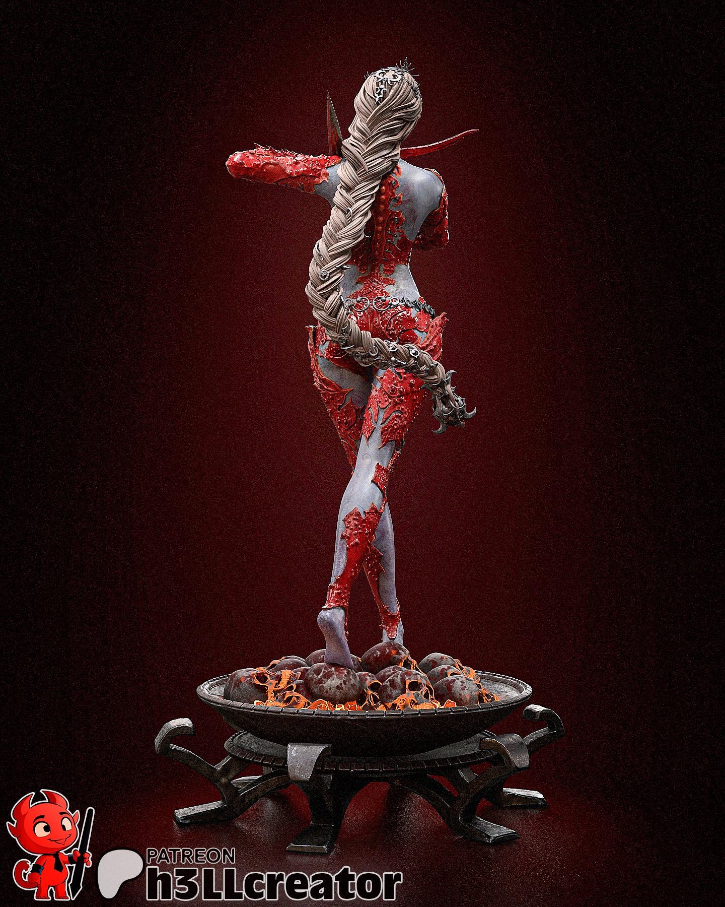 Orin Red Complete | figure inspired by Baldurs Gate