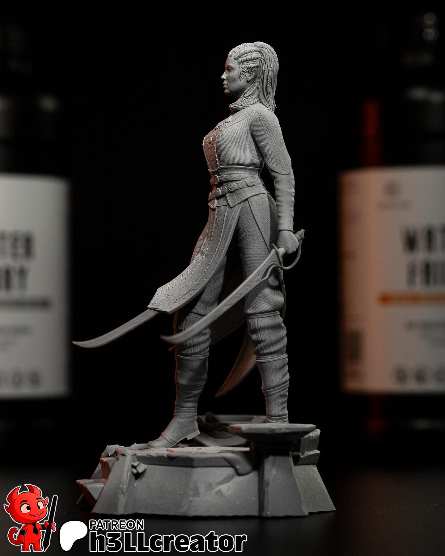 Jaheira Complete | figure inspired by Baldurs Gate