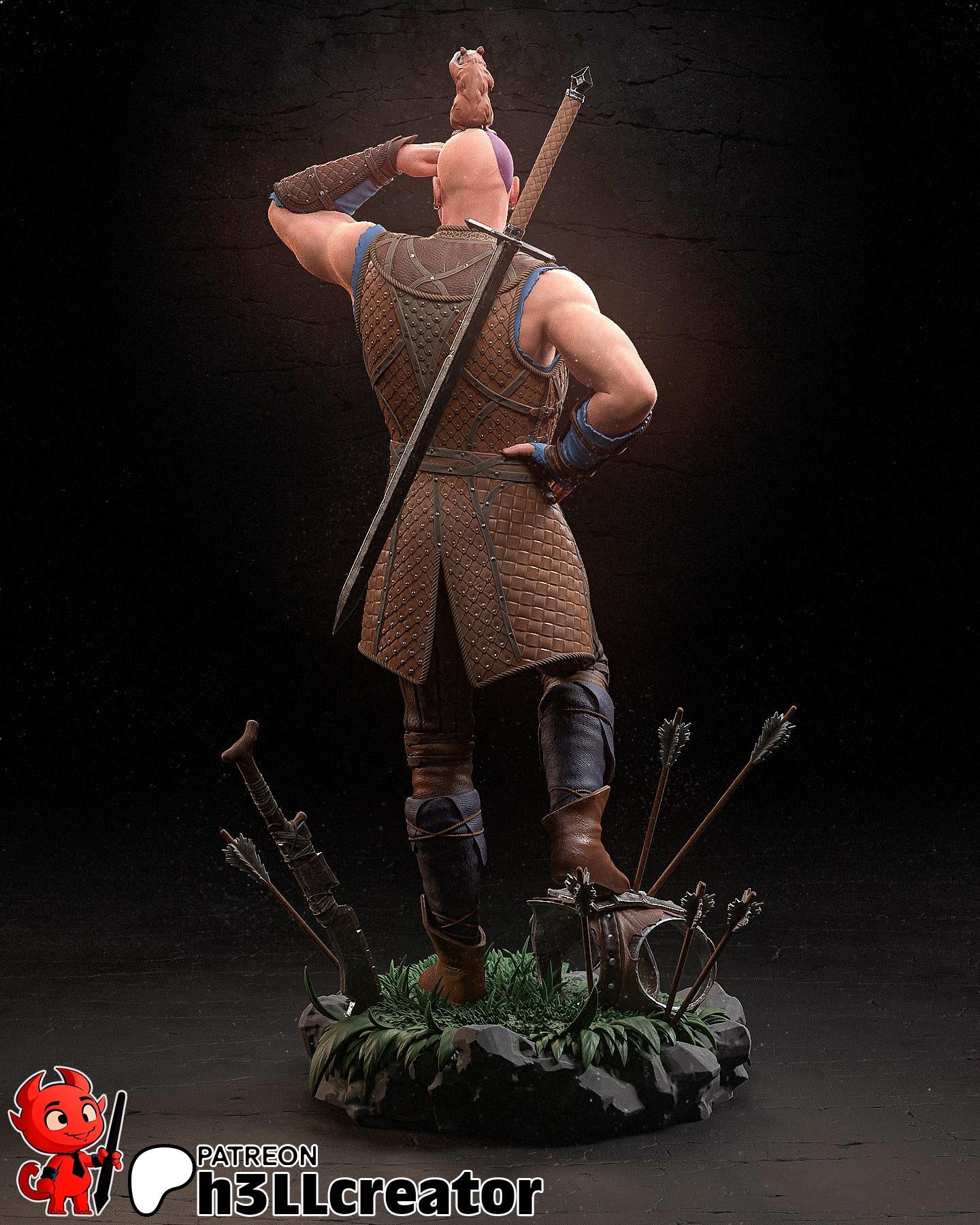 Minsc and Boo Complete | figure inspired by Baldurs Gate